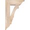 Ekena Millwork Balboa Traditional Smooth Bracket w/ Offset Brace, Douglas Fir, 7 1/2"W x 22"D x 34"H BKT0806X22X34BOA01SDF - alternate 2